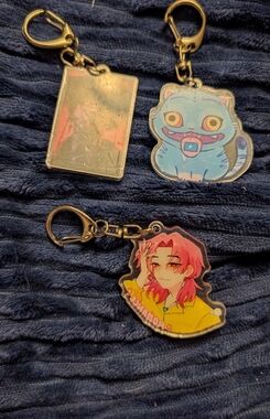 New K-pop Demon Hunters 3 Piece Keychain Bundle